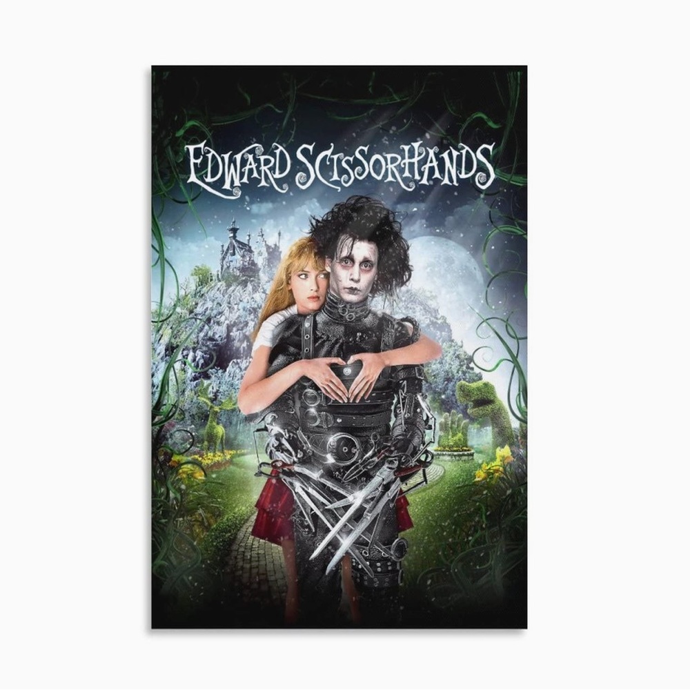 New Edward Scissorhands Movie Unframed Print